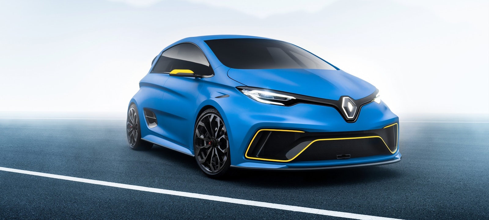 Renault Zoe e-Sport Studie Front blau