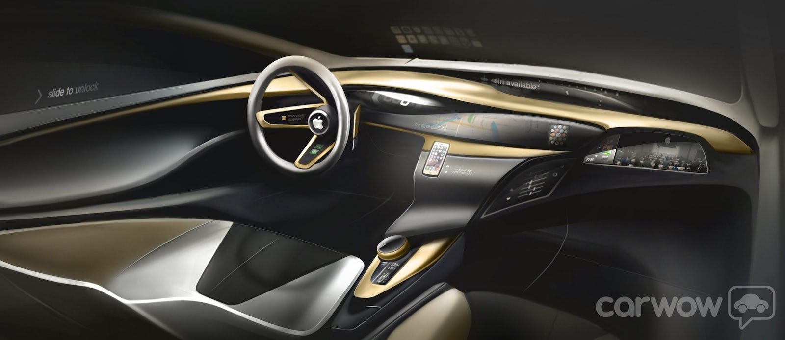 Apple Auto iCar Innenraum