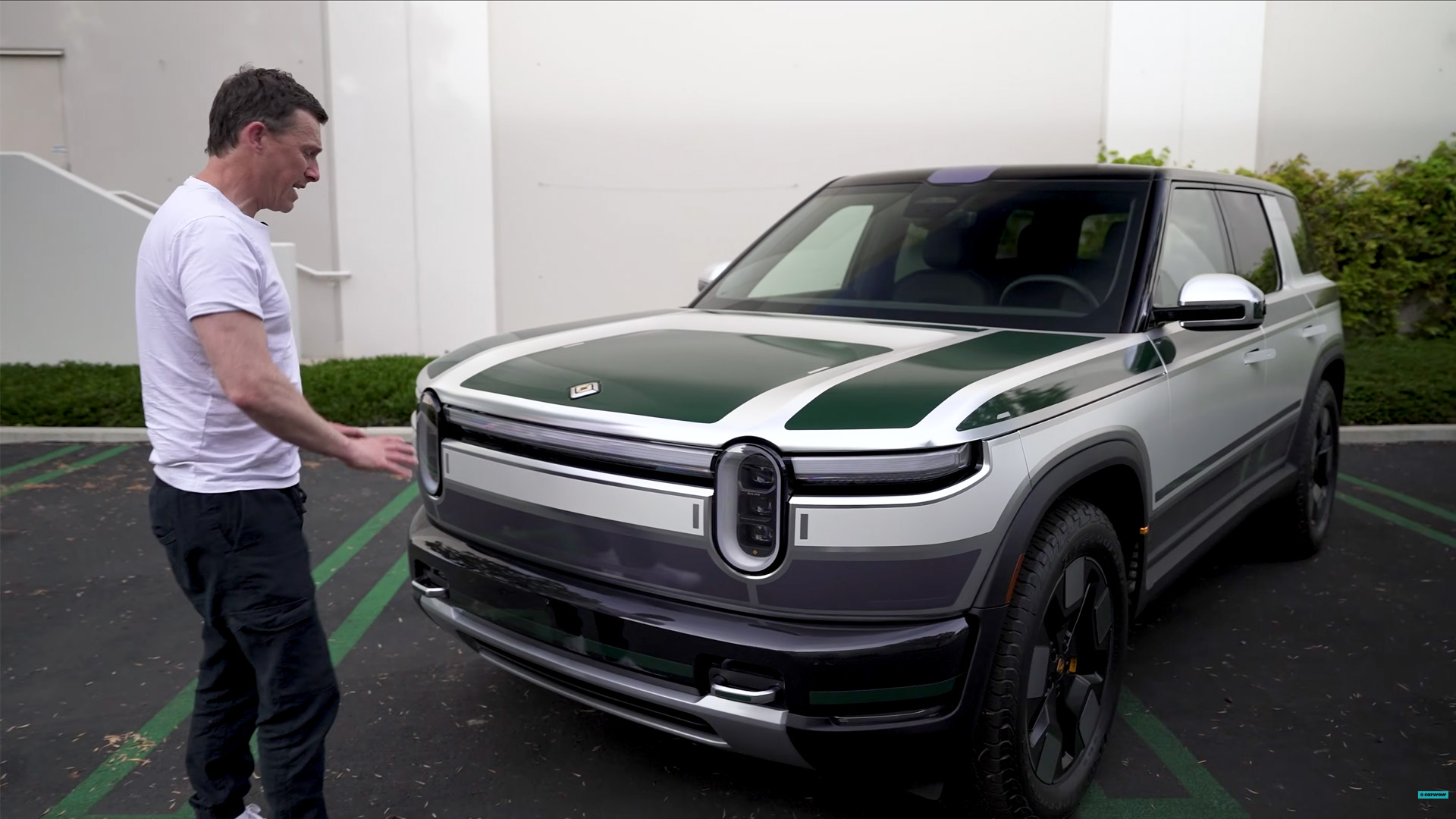 2026 Rivian R2 front quarter static Mat Watson