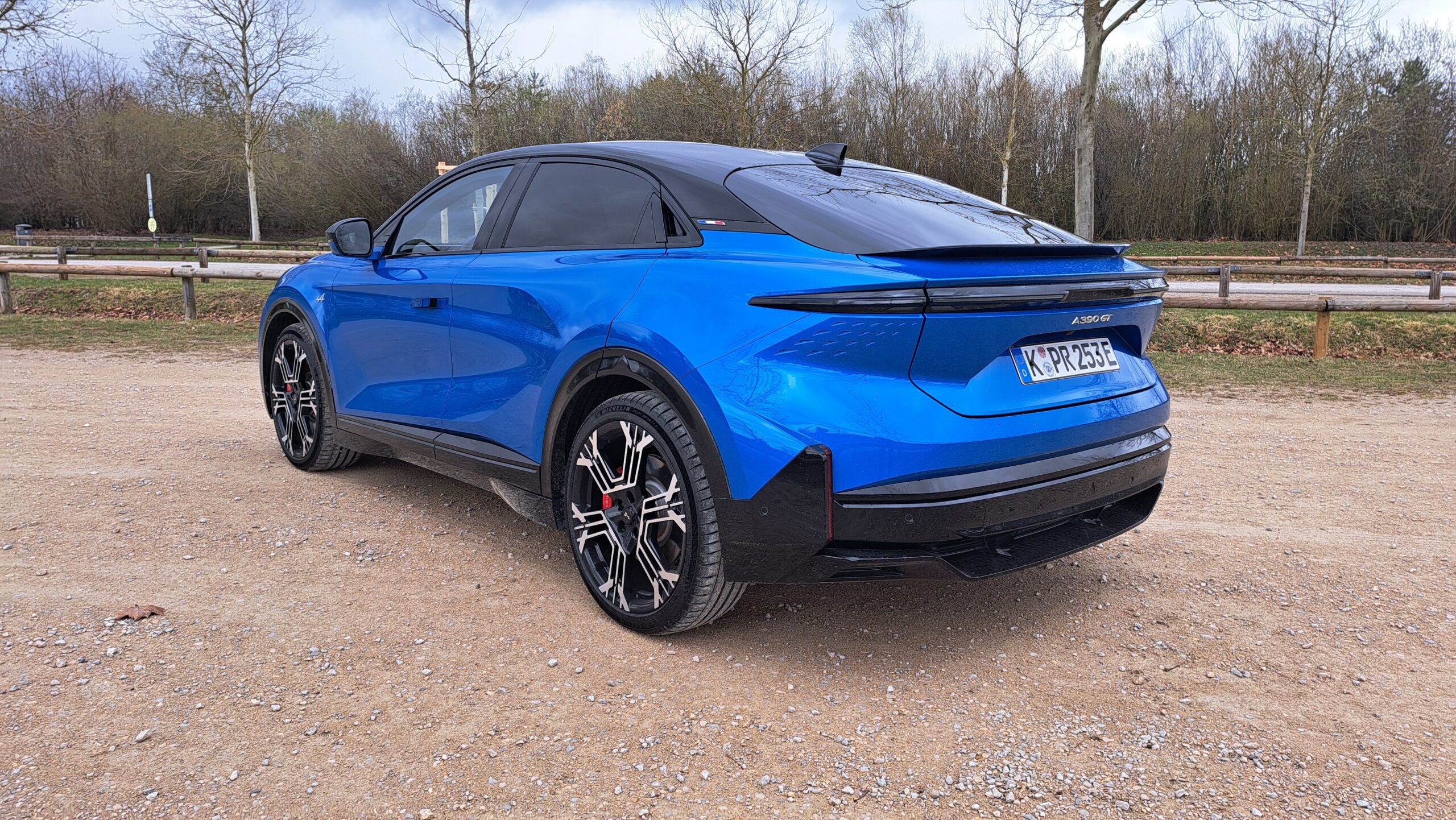 Alpine A390 heck drei viertel