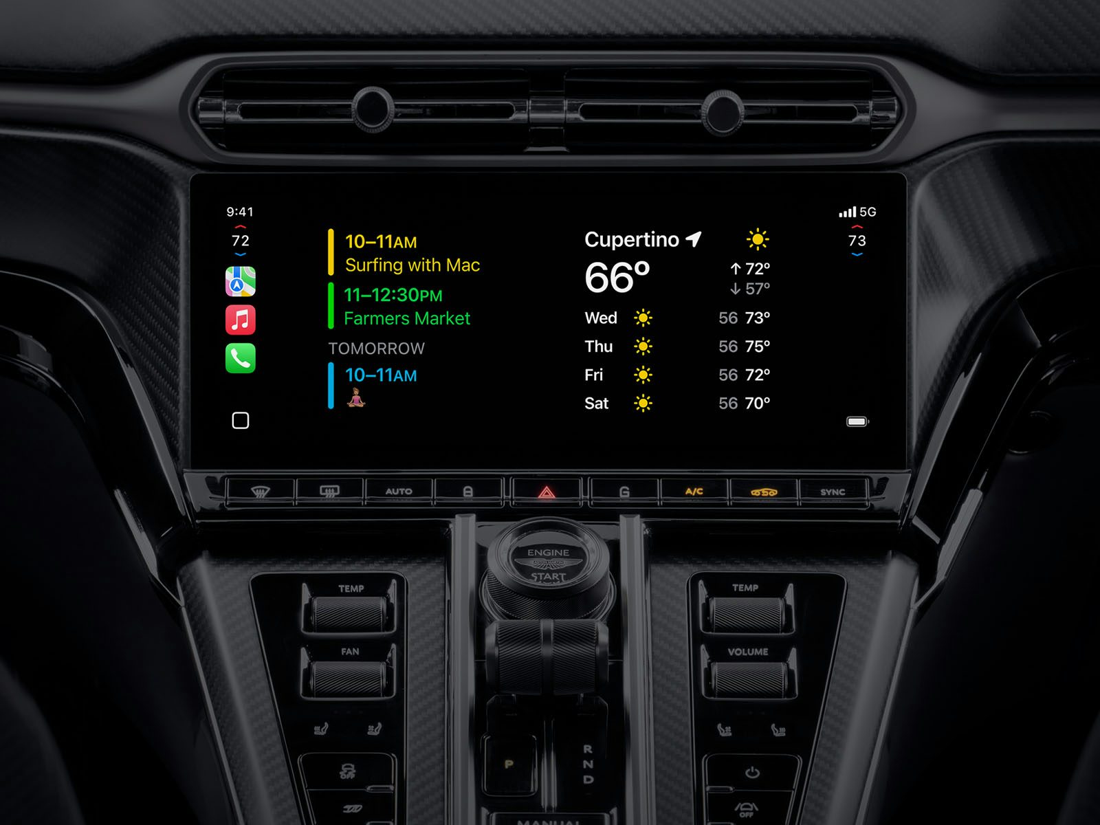 Apple CarPlay Ultra Aston Martin Termine