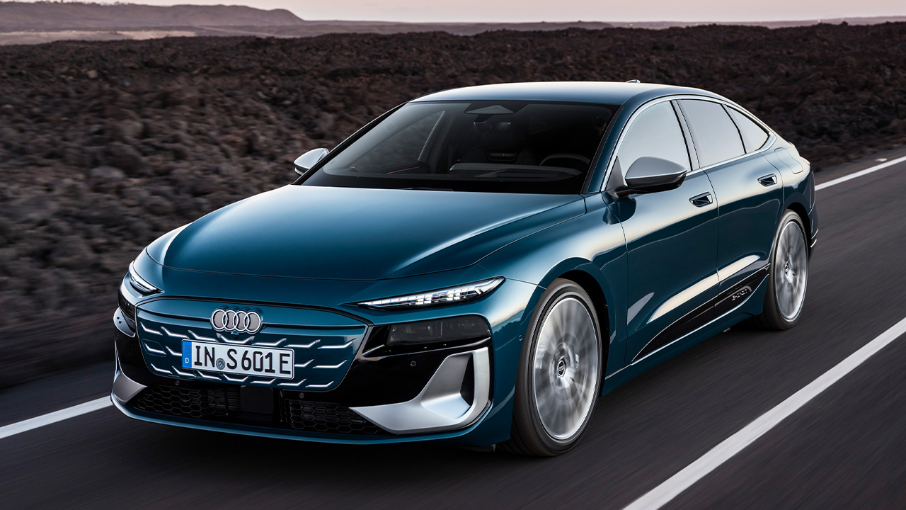 Audi S6 e-tron auf Fahrt