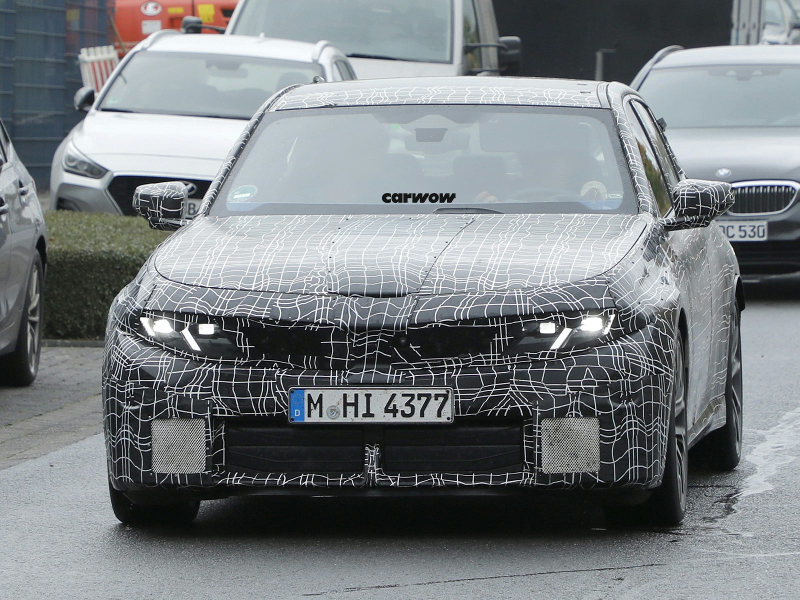 BMW 3er 2026 auf Testfahrt Frontansicht