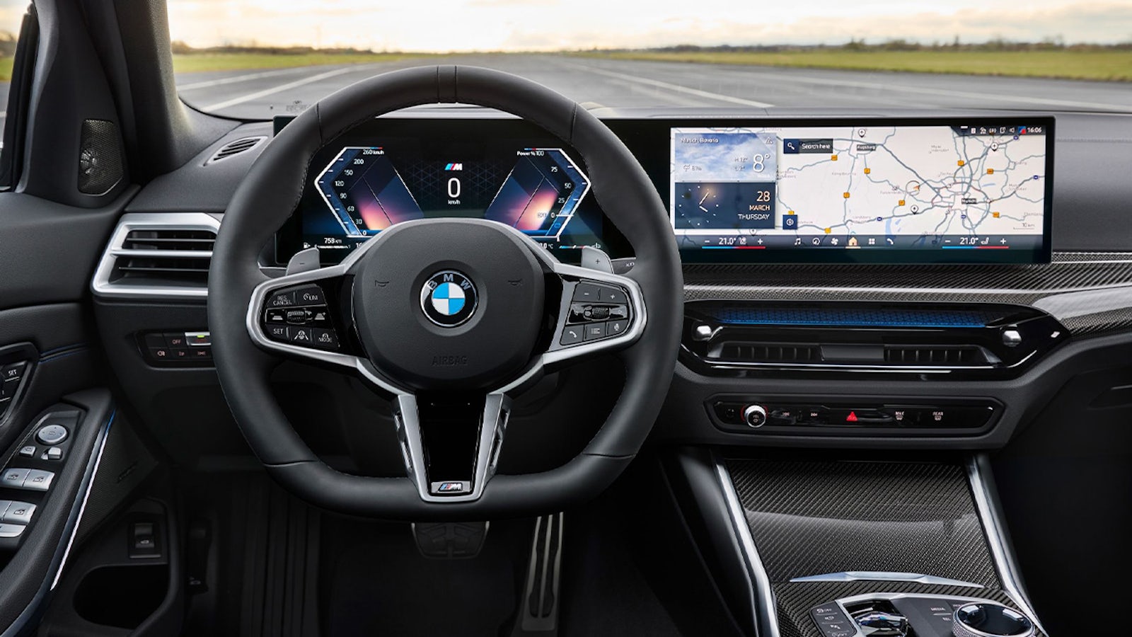 BMW 3er Facelift 2024 Cockpit