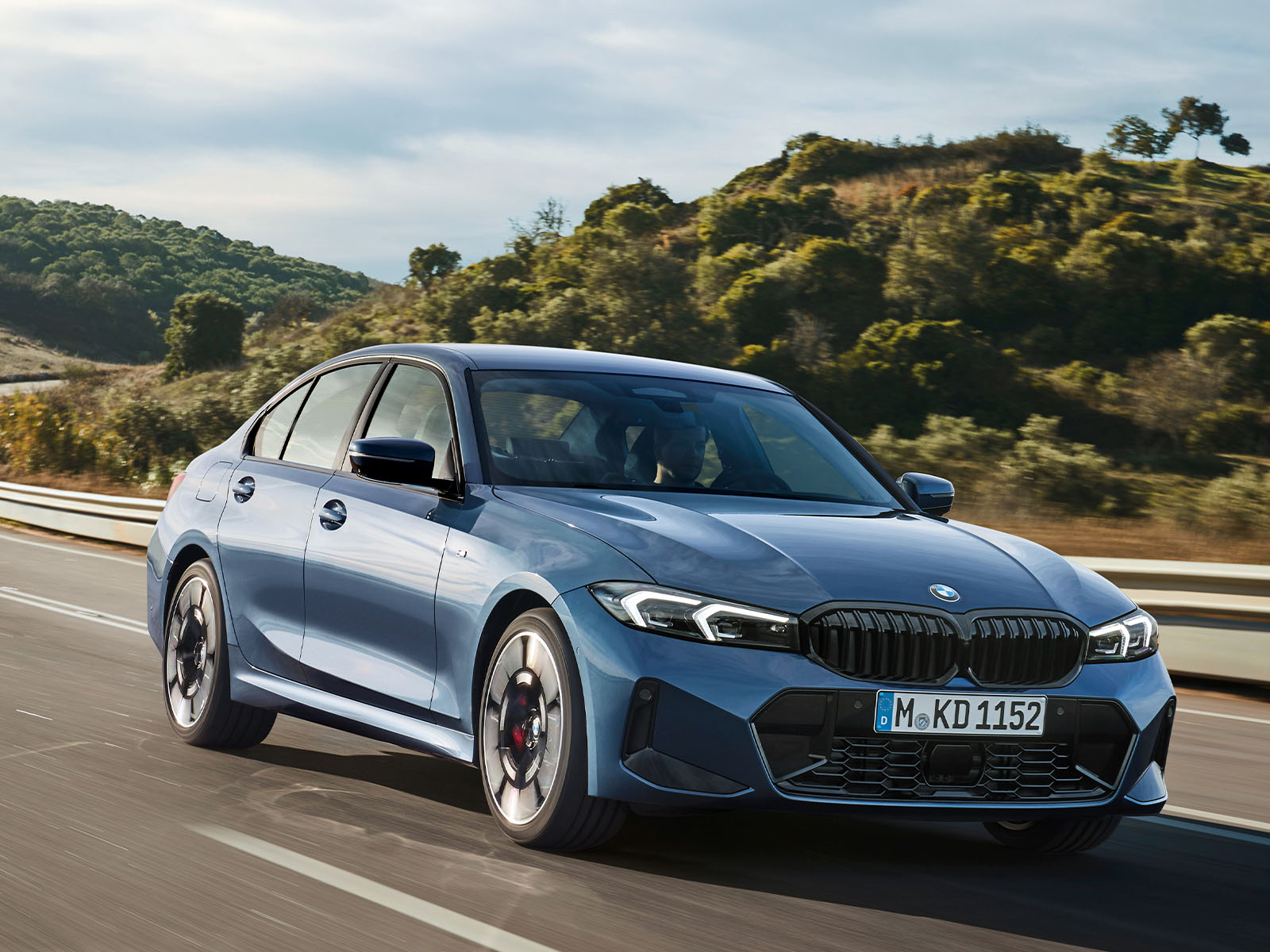 BMW 3er Limousine dynamisch 34 Front