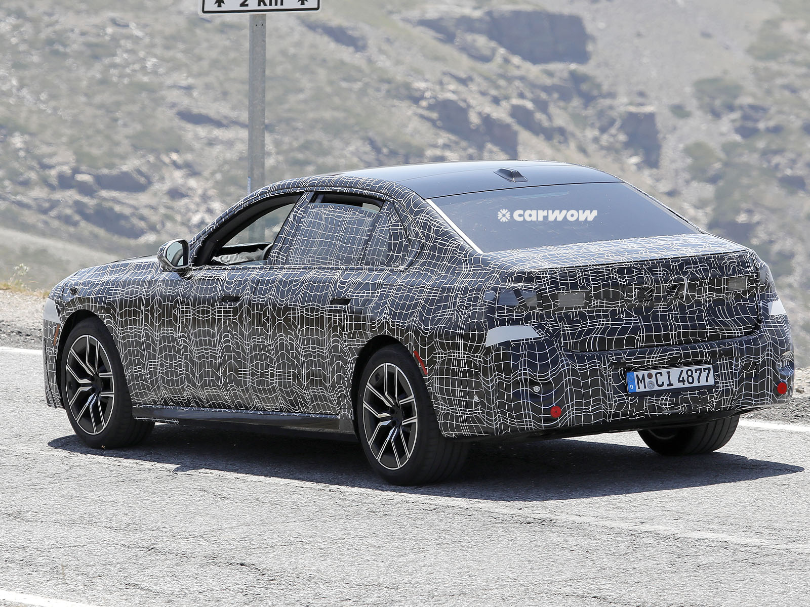 BMW 7er Facelift Neue Bilder Heckansicht