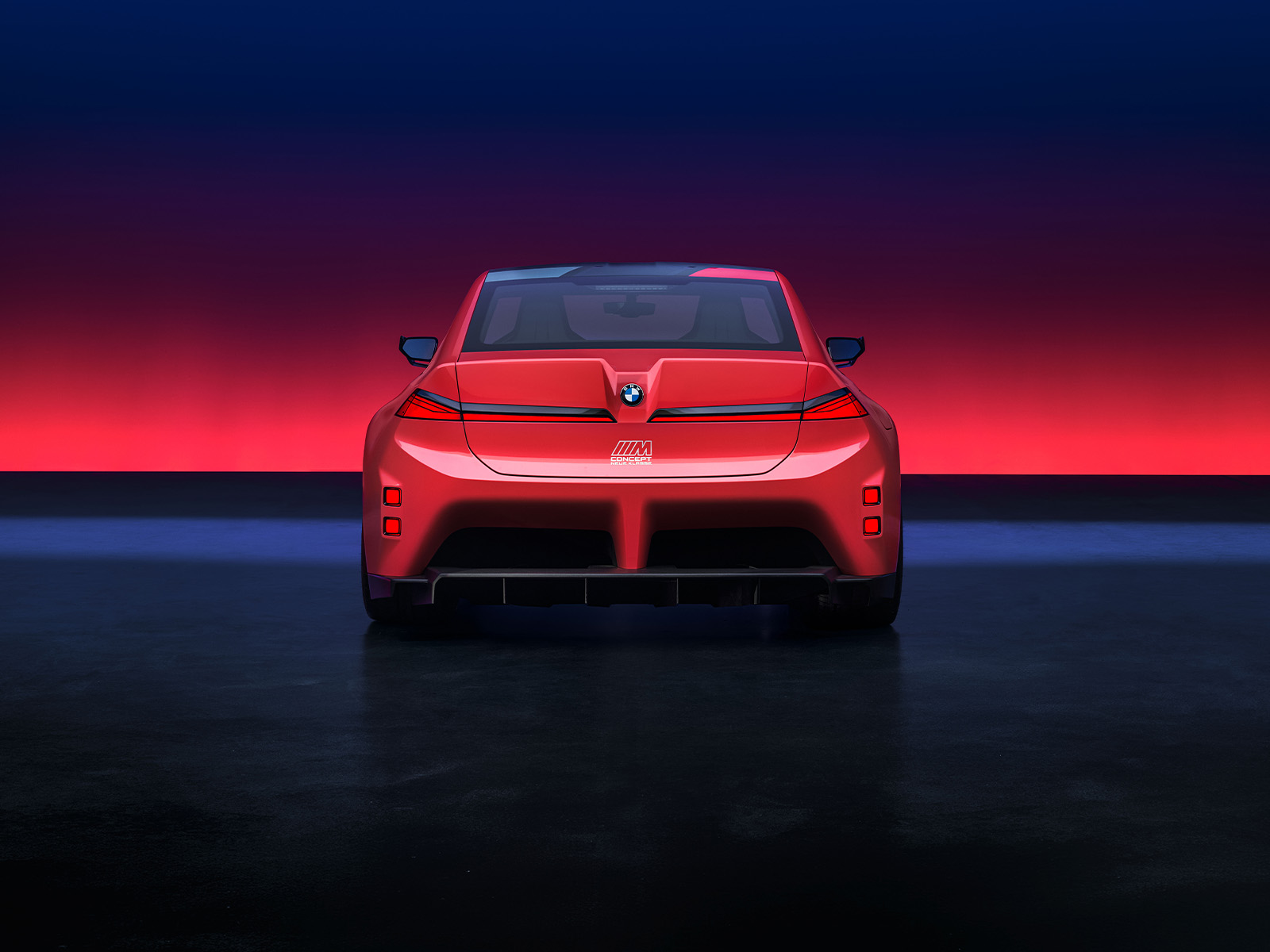 BMW M COncept Neue Klasse Heckansicht