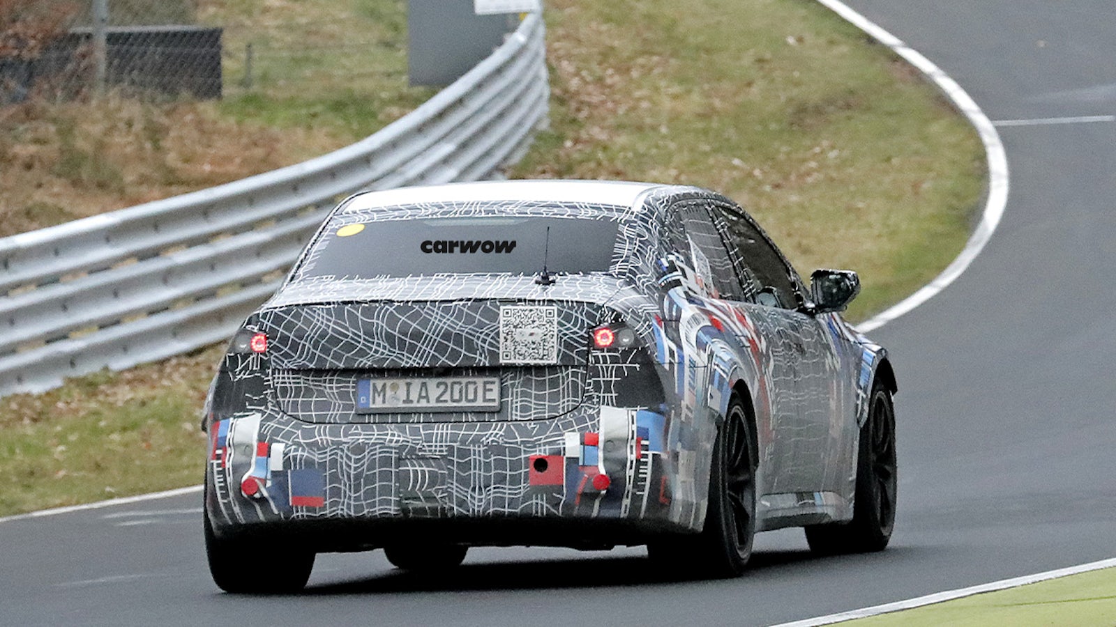 BMW M3 Testfahrt Ring Heck