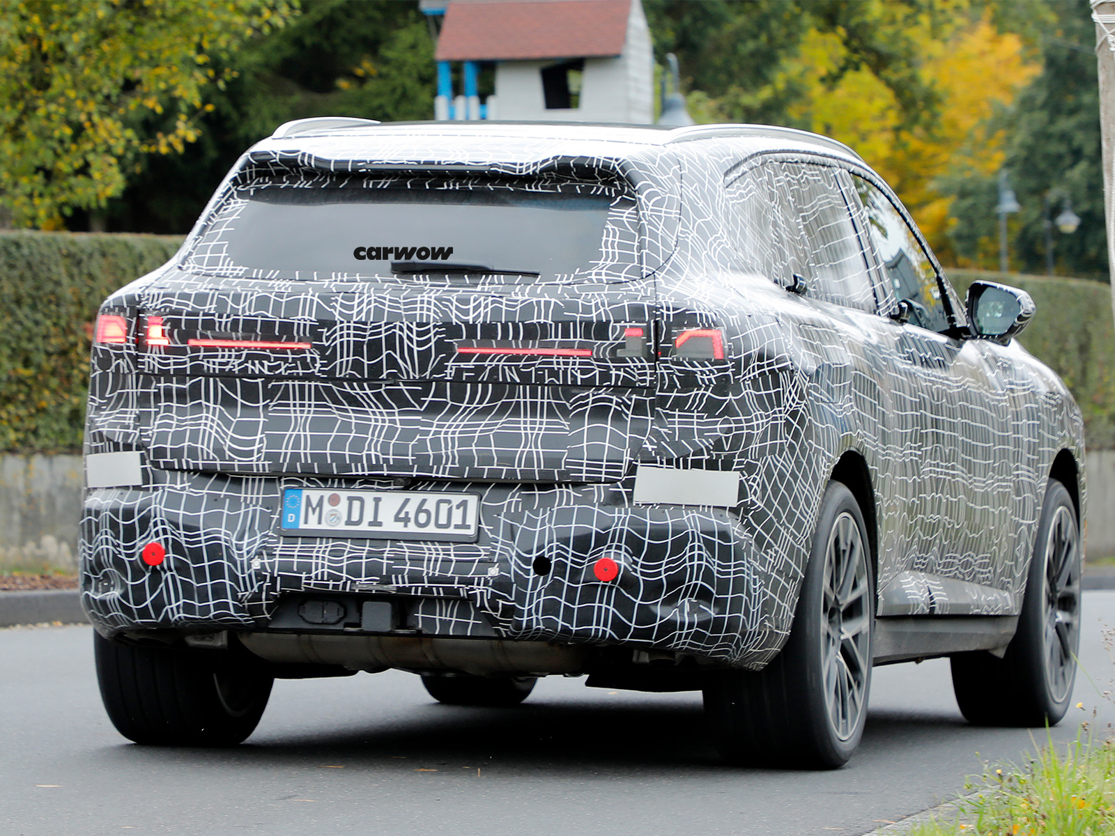 BMW X5 Testfahrt Oktober 2025 Heckansicht