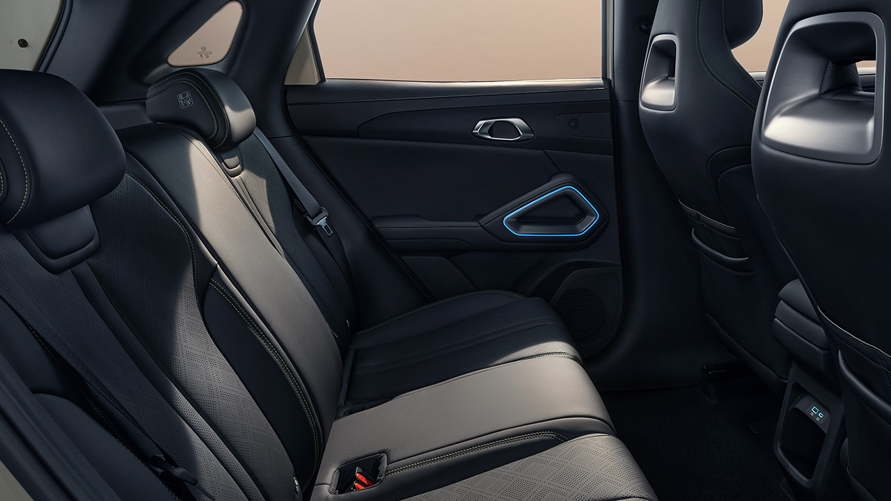 BYD Atto 2 second row of seats