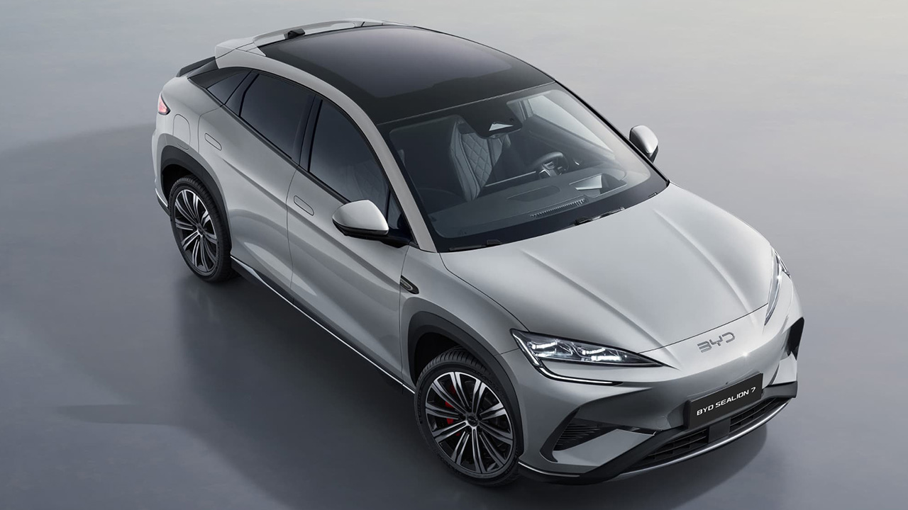 BYD Sealion 7 top view