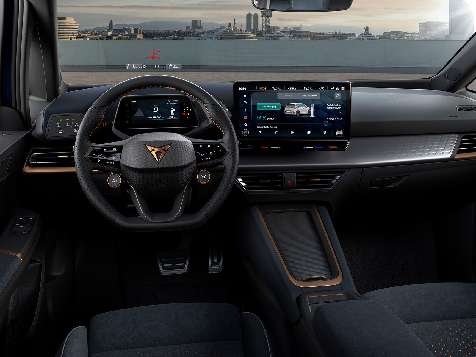 Cupra Born im Leasingangebot Oktober 2025 Cockpit