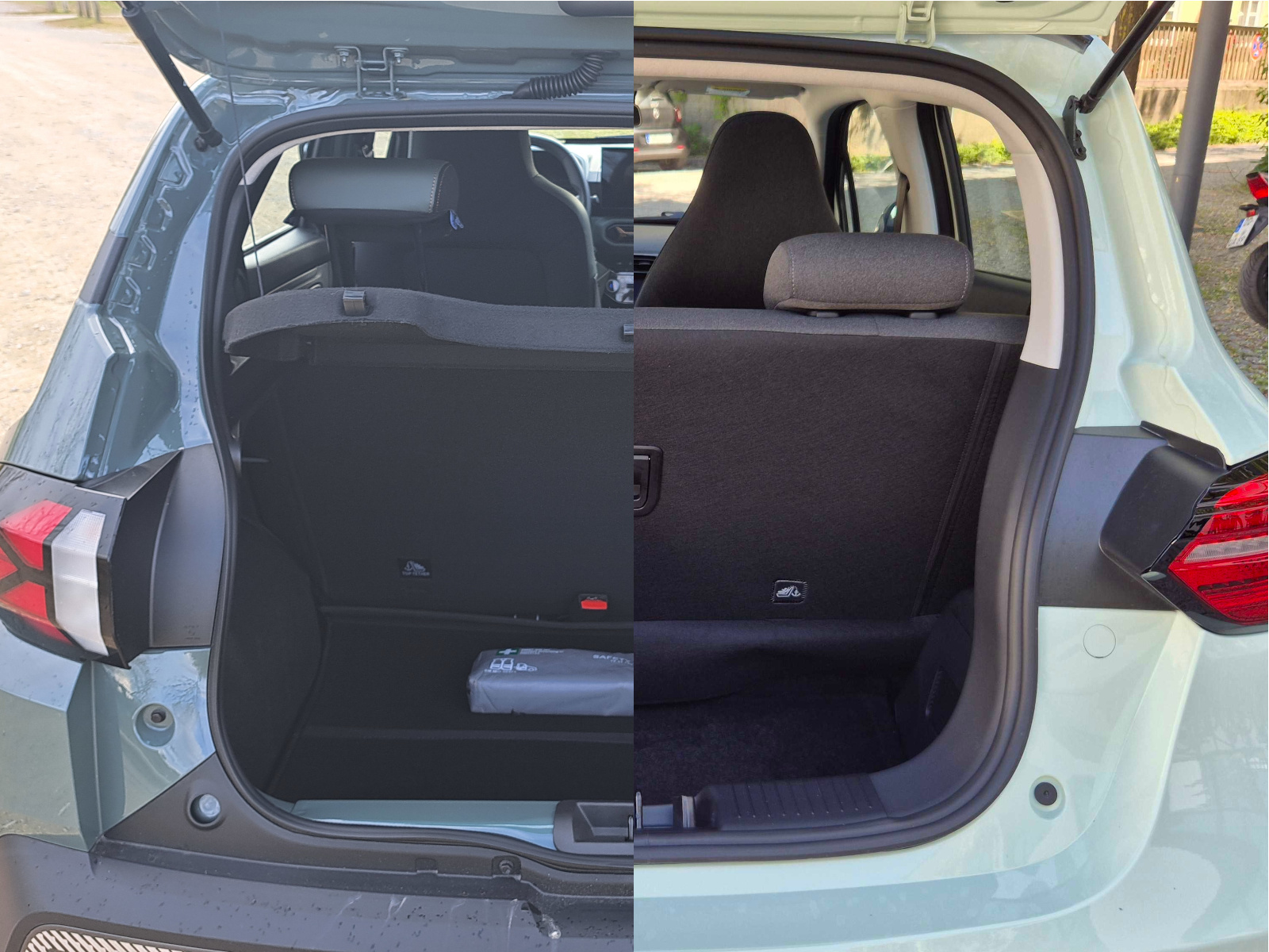 Dacia Spring vs Leapmotor T03 Kofferraum-Verbleich