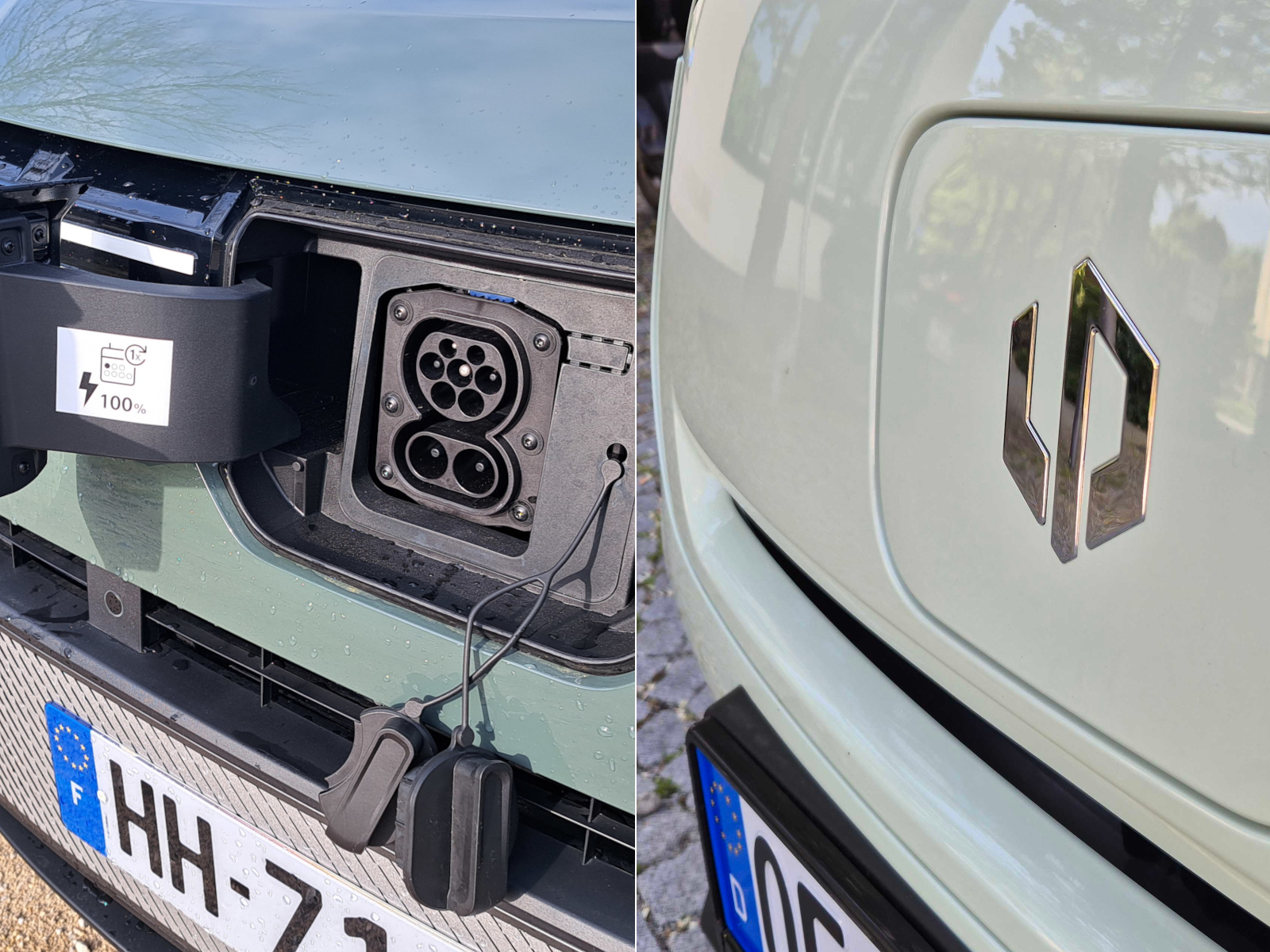 Dacia Spring vs Leapmotor T03 Ladeanschluss-Verbleich