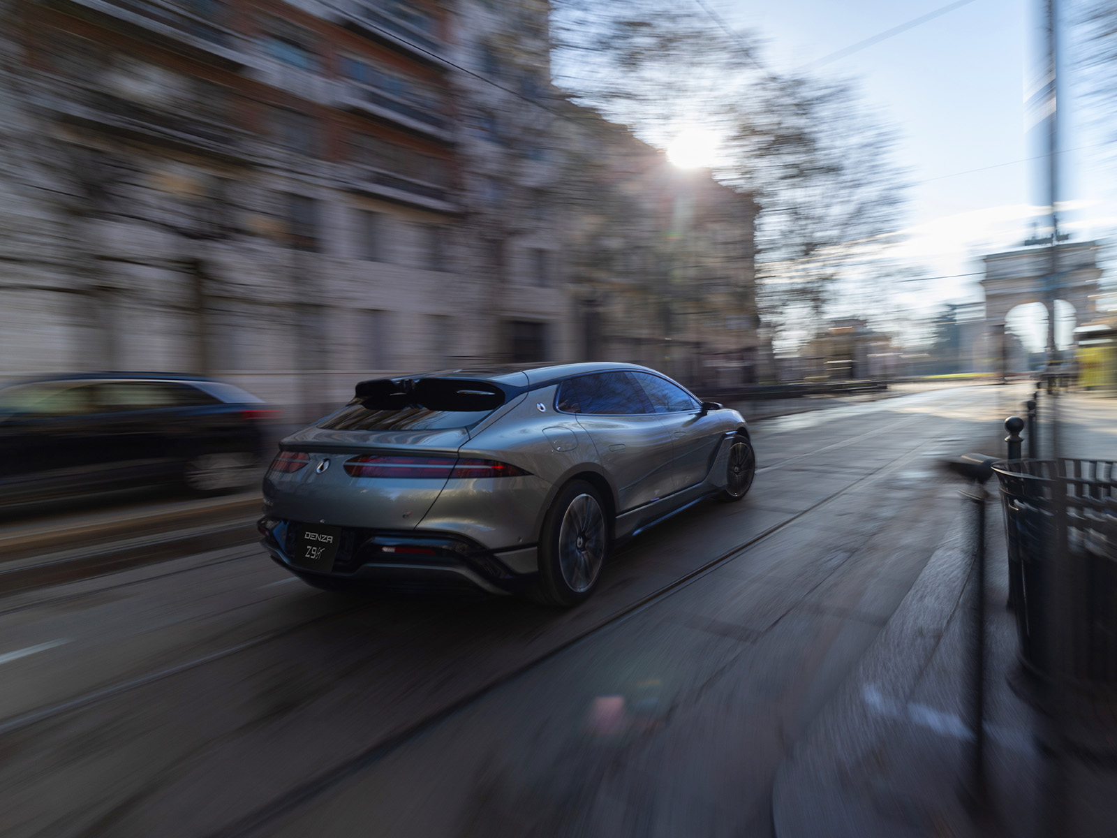 Denza Z9 GT dynamic rear view