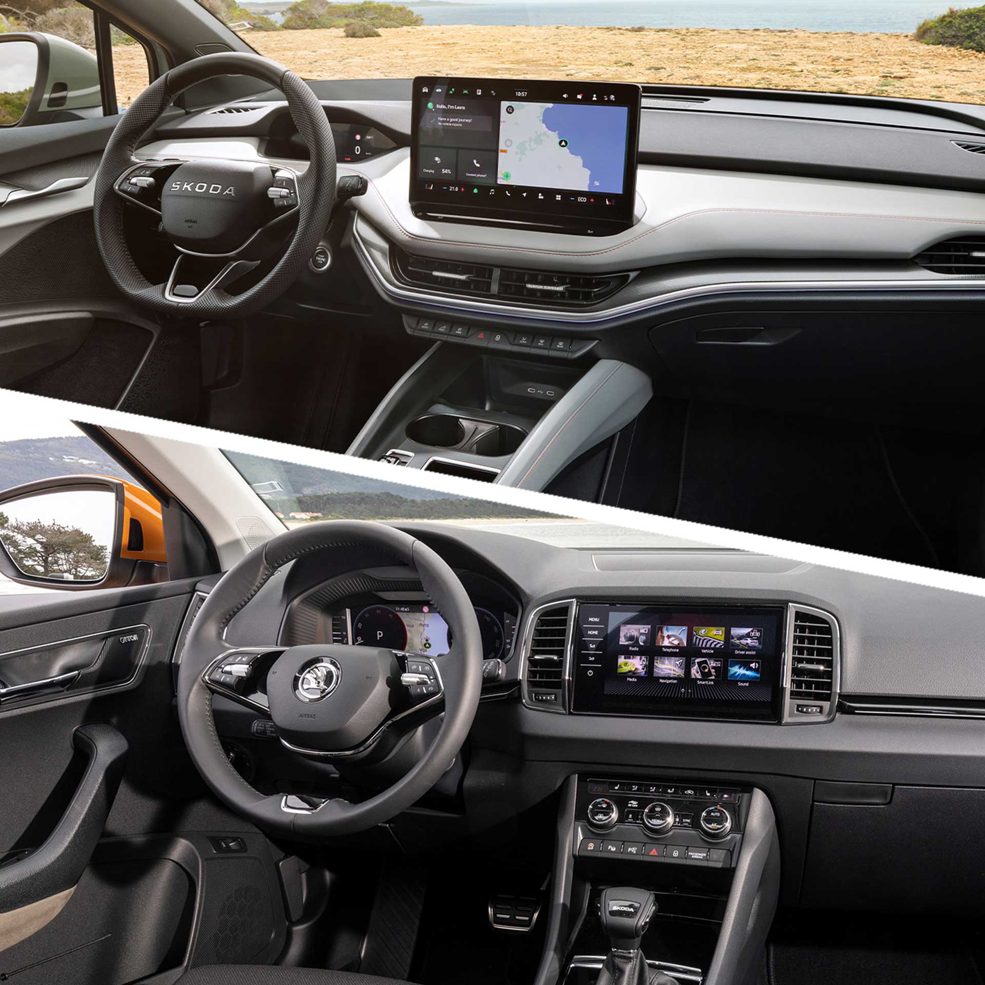 Elroq-Karoq-Vergleich-Innenraum