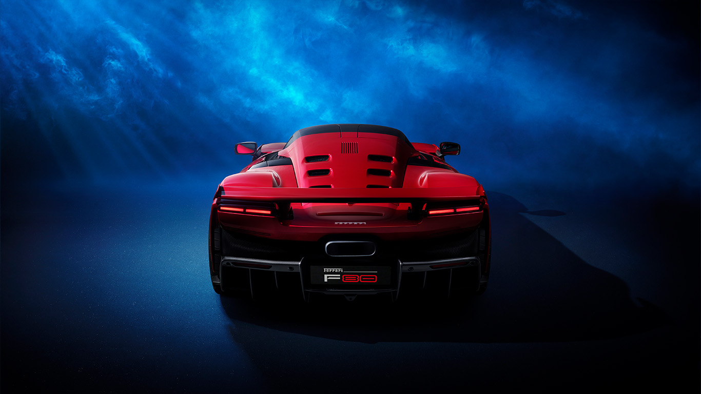 Ferrari F80 Heckansicht