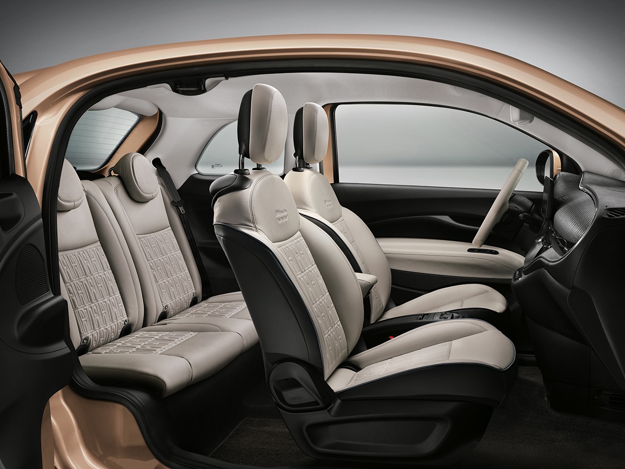 Fiat 500 Elektro Interieur2