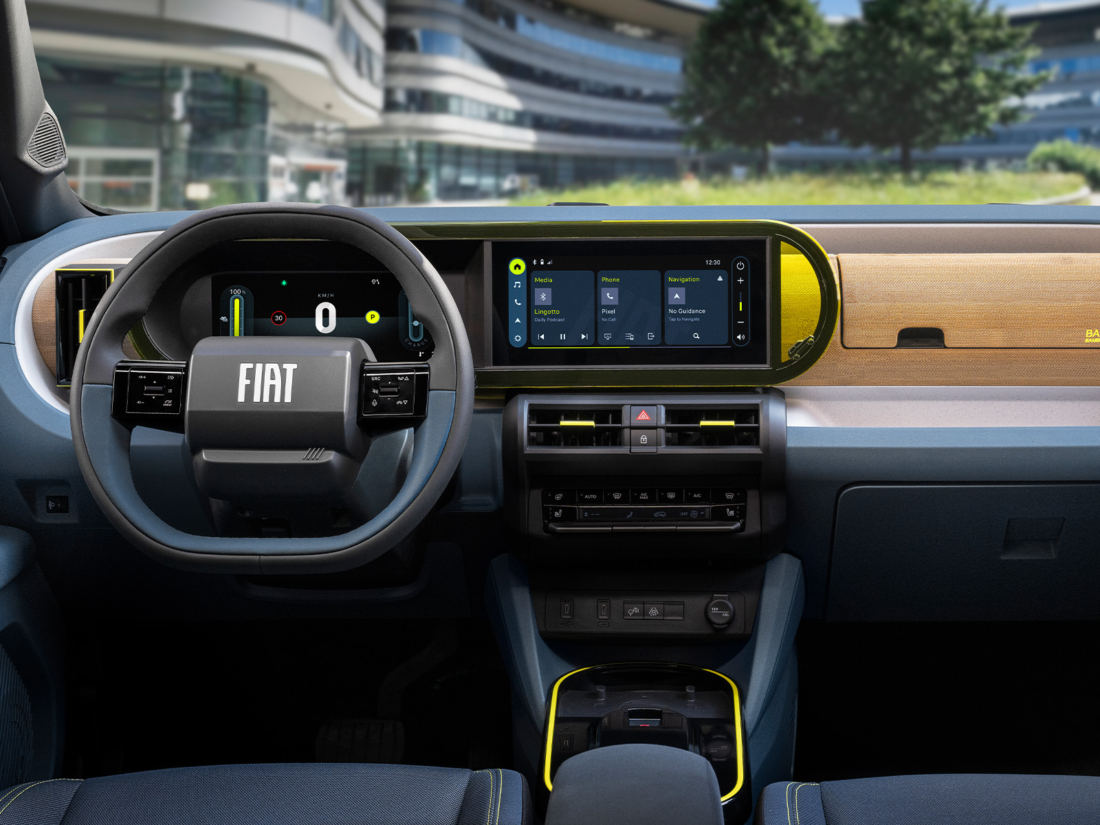 Fiat Grande Panda elektro Cockpit