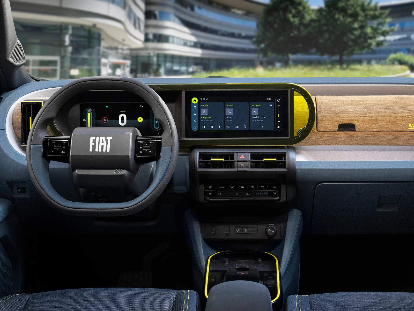 Fiat Grande Panda elektro Cockpit