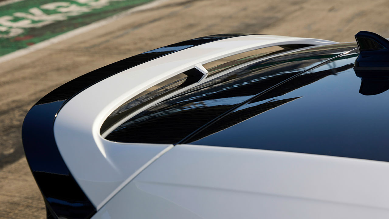 Neuer VW Golf GTI Clubsport Heckspoiler