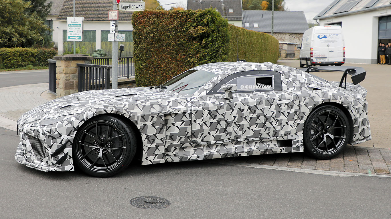 GT3 Erlkönig auf Testfahrt