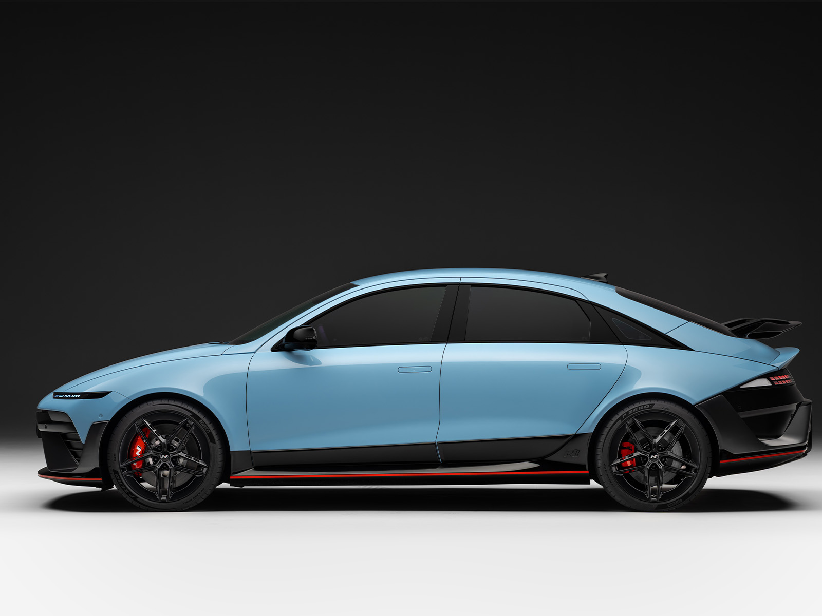 Hyundai Ioniq 6 N Facelift Vorstellung 2025 Seitenansicht