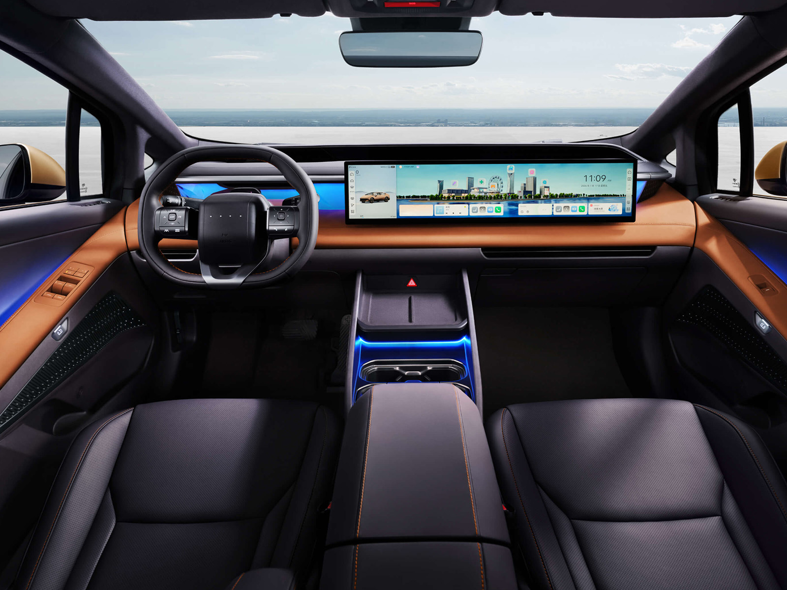 Hyundai Ioniq V China Innenraum