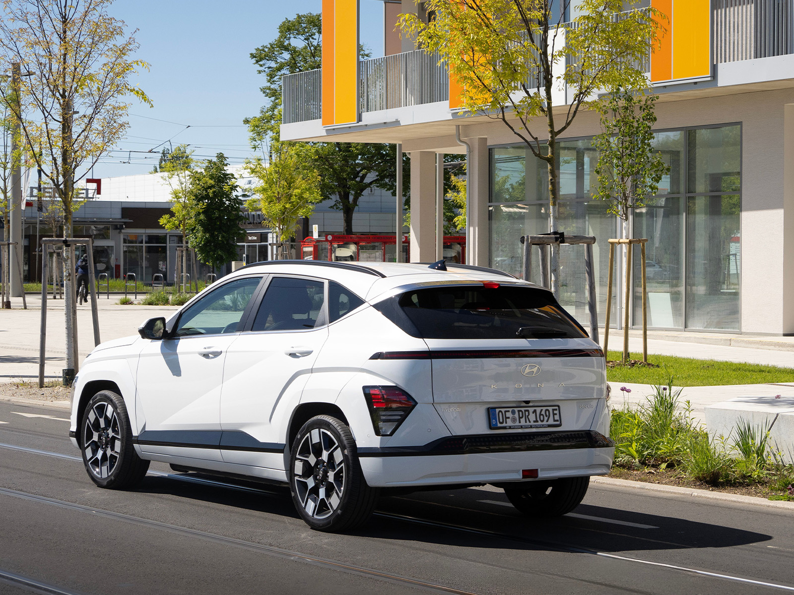 Hyundai Kona Elektro Heckansicht 3