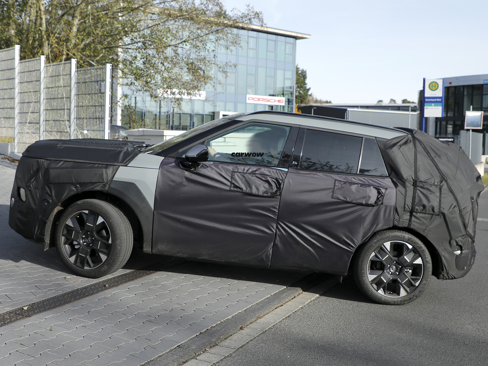 Hyundai Tucson 2026 auf Testfahrt Seitenansicht 2