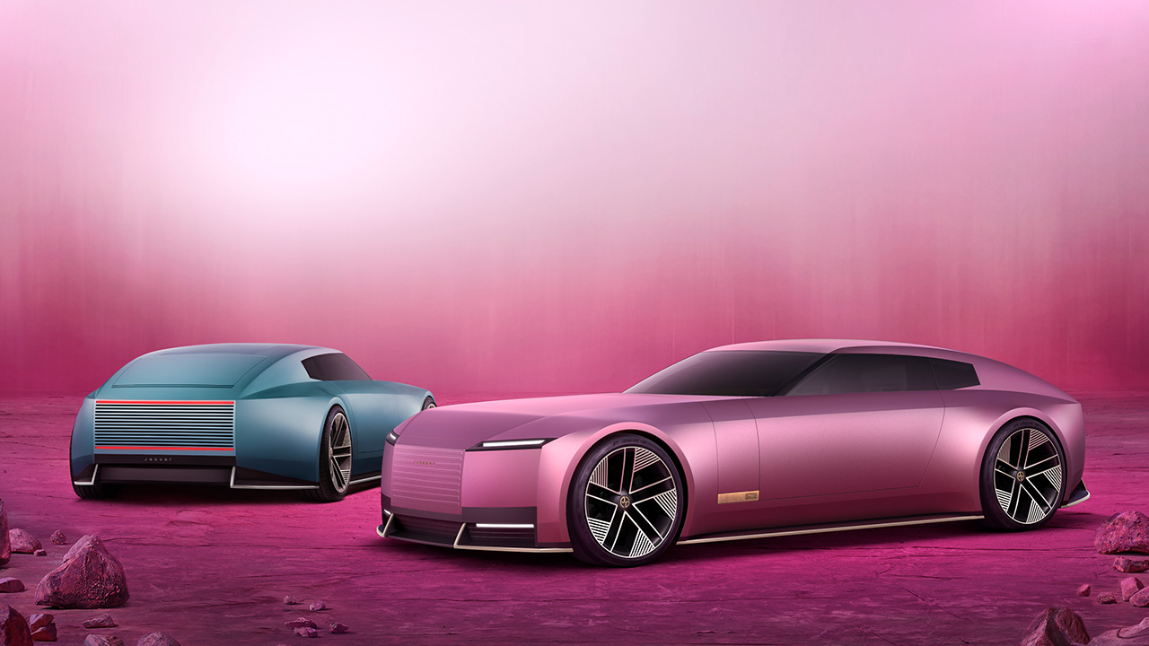 Jaguar Type 00 Blue and Pink