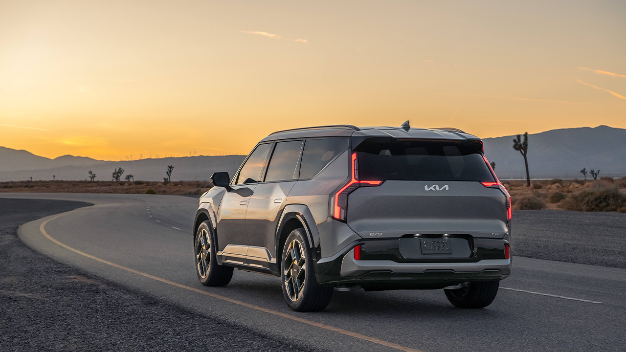 Kia EV9 GT Heckansicht