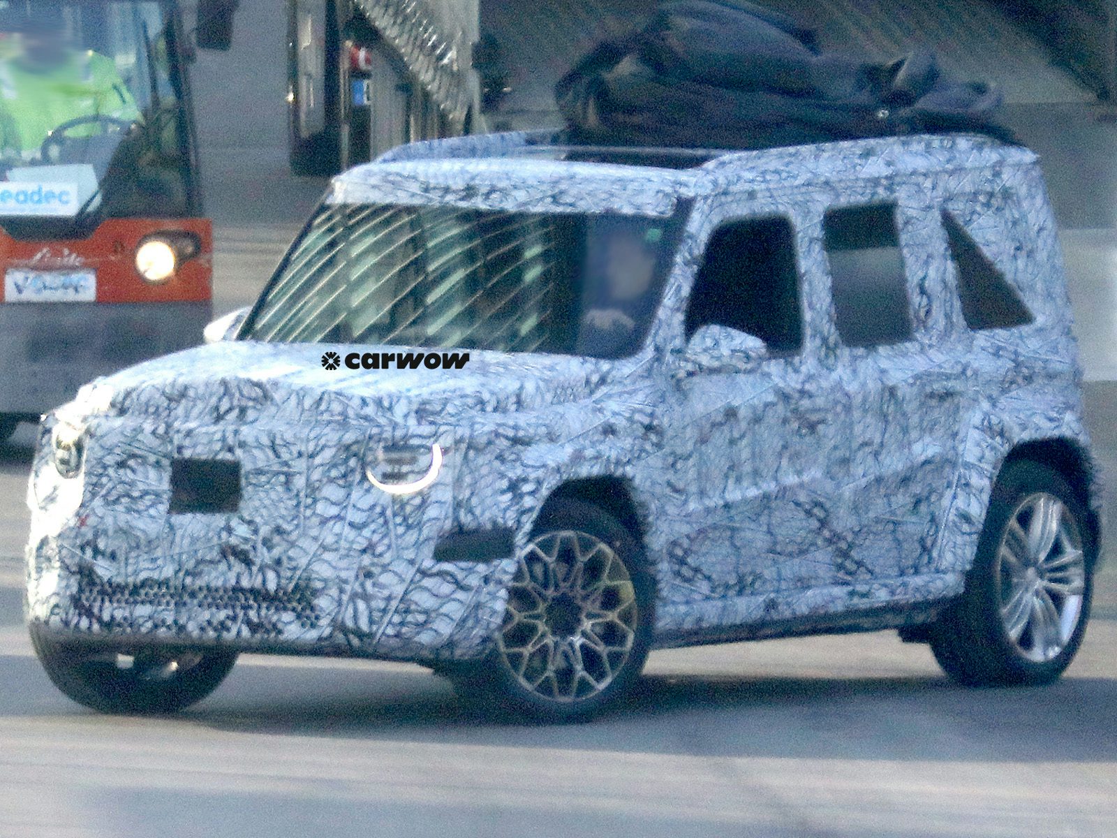 Mercedes Baby G Klasse auf Testfahrt
