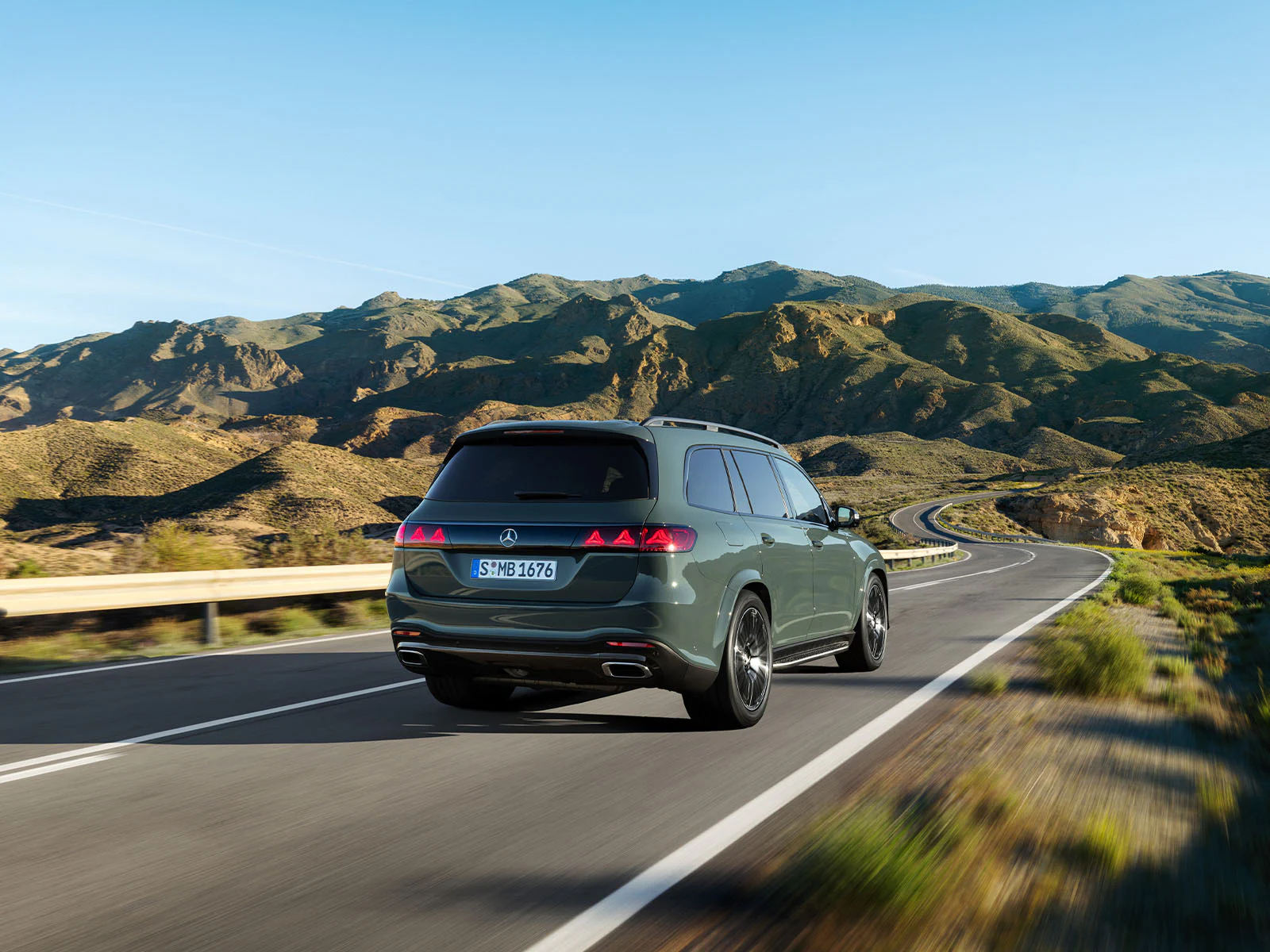 Mercedes-Benz GLS Zweites Facelift 2026 Heckansicht