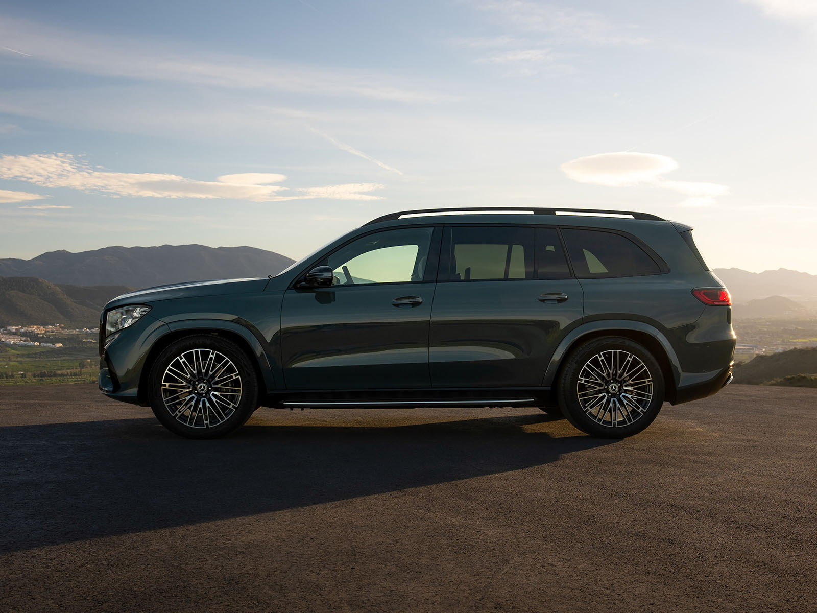 Mercedes-Benz GLS Zweites Facelift 2026 Seitenansicht