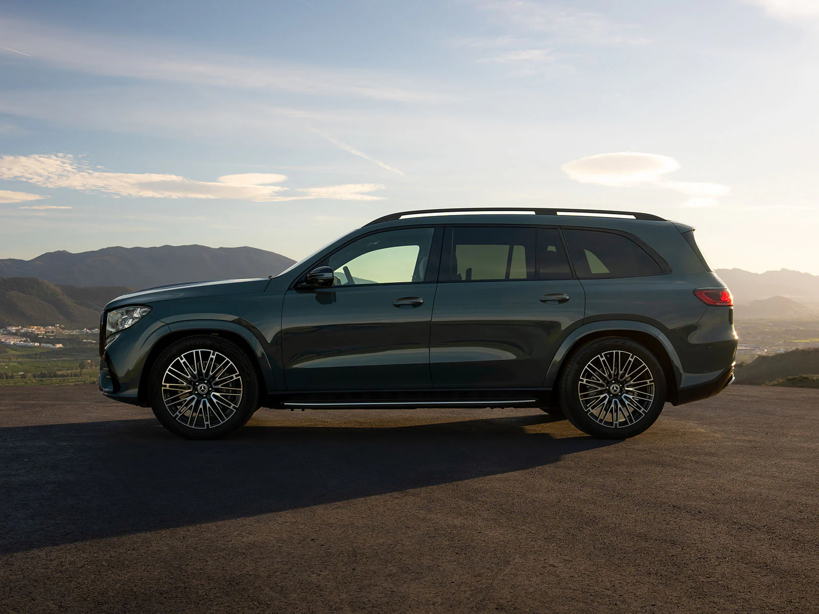 Mercedes-Benz GLS Zweites Facelift 2026 Seitenansicht