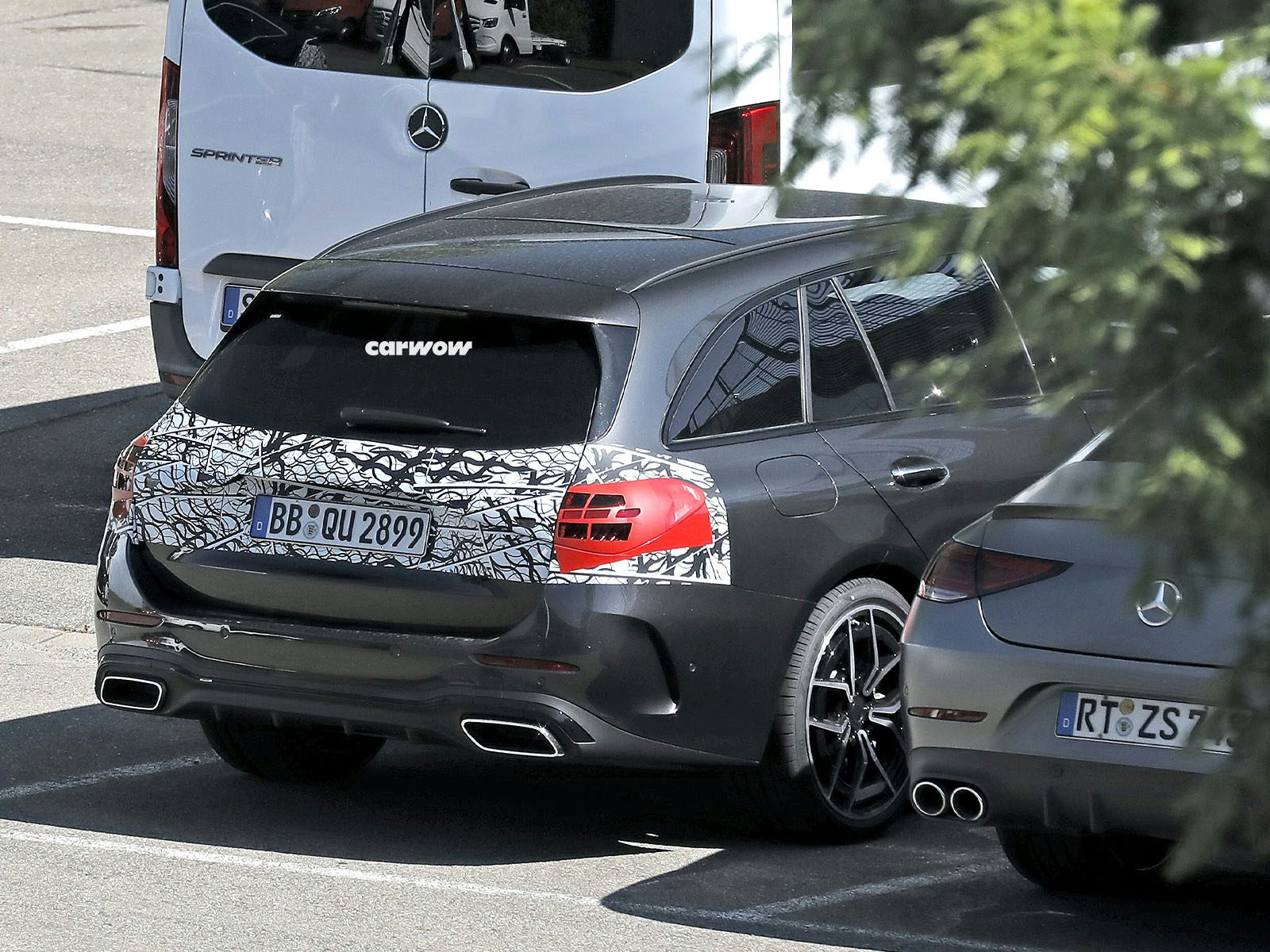 Mercedes C-Klasse T-Modell Facelift Neue Bilder Juli 2025 Heckansicht