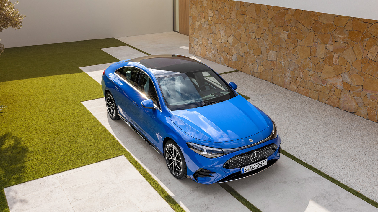 Mercedes CLA 2025 Draufsicht