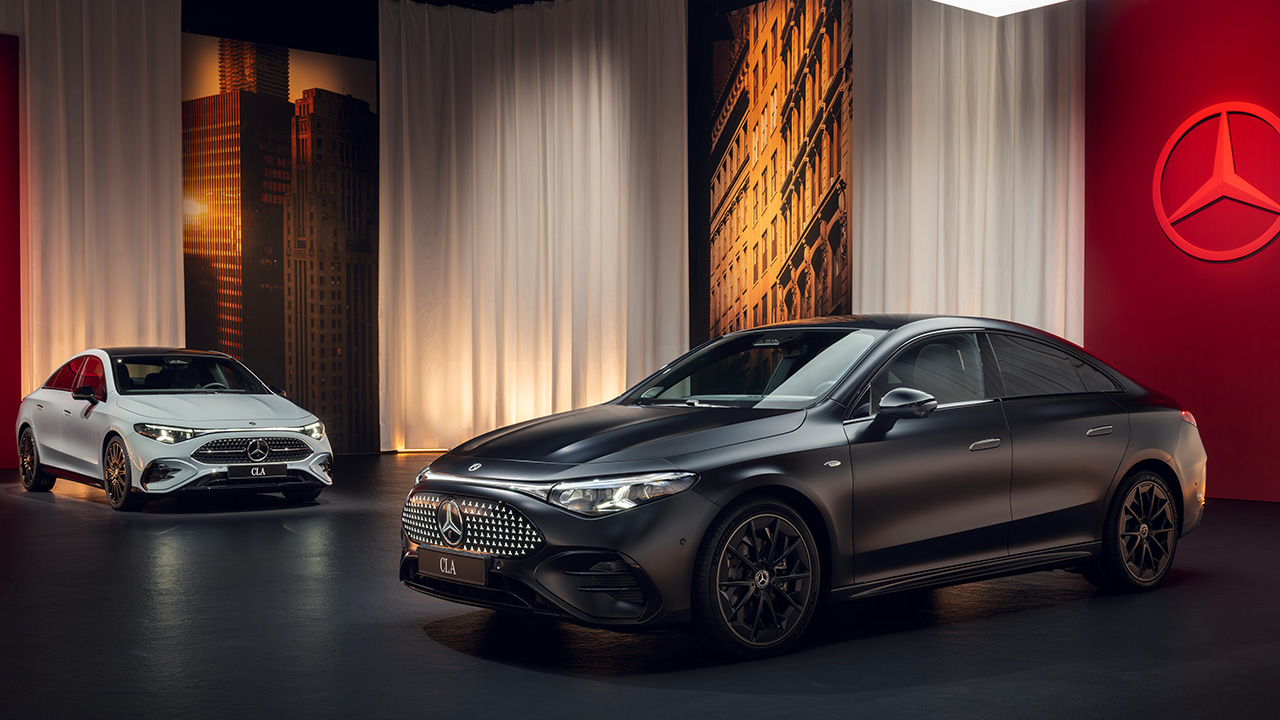 Mercedes CLA 2025 statisch Modellfamilie