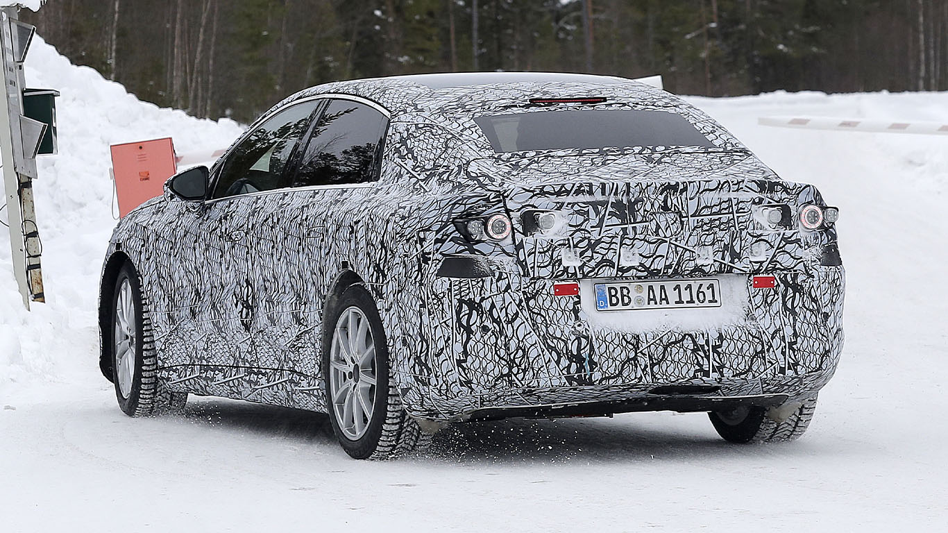 Mercedes EQC Erlkönig Rückansicht