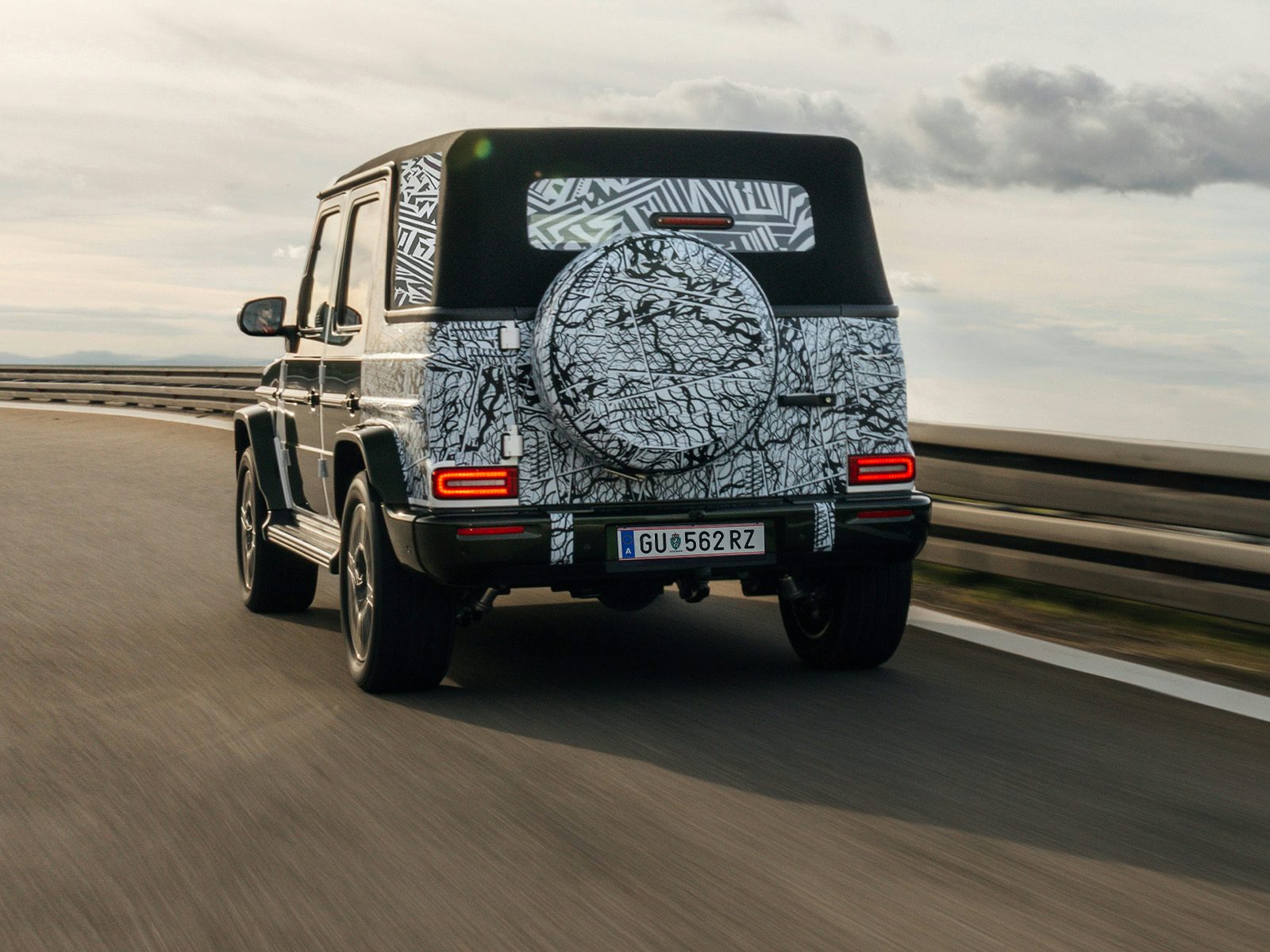 Mercedes G-Klasse Cabrio Teaser Heckansicht