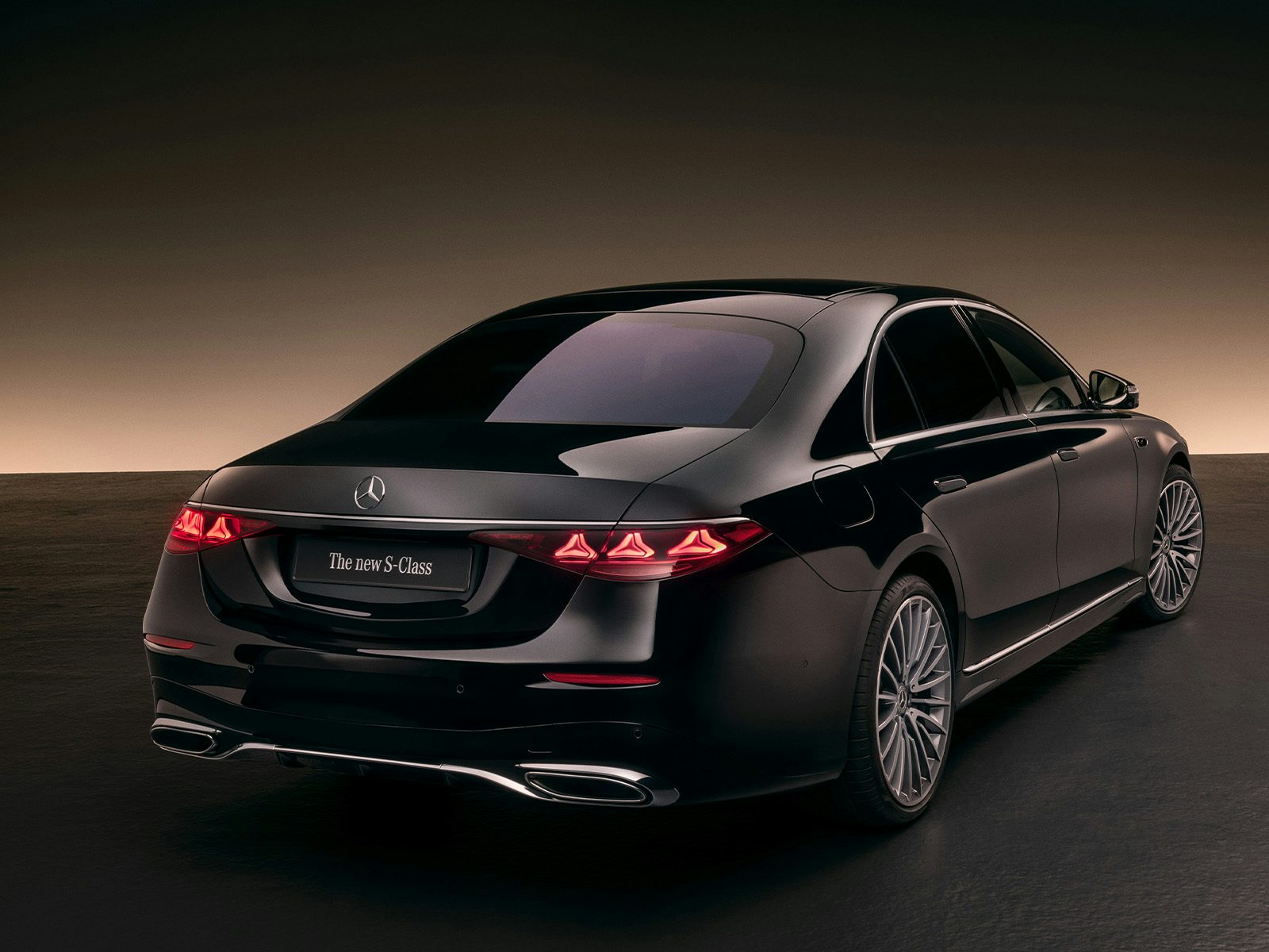 Mercedes S-Klasse Facelift 2026 Heckansicht