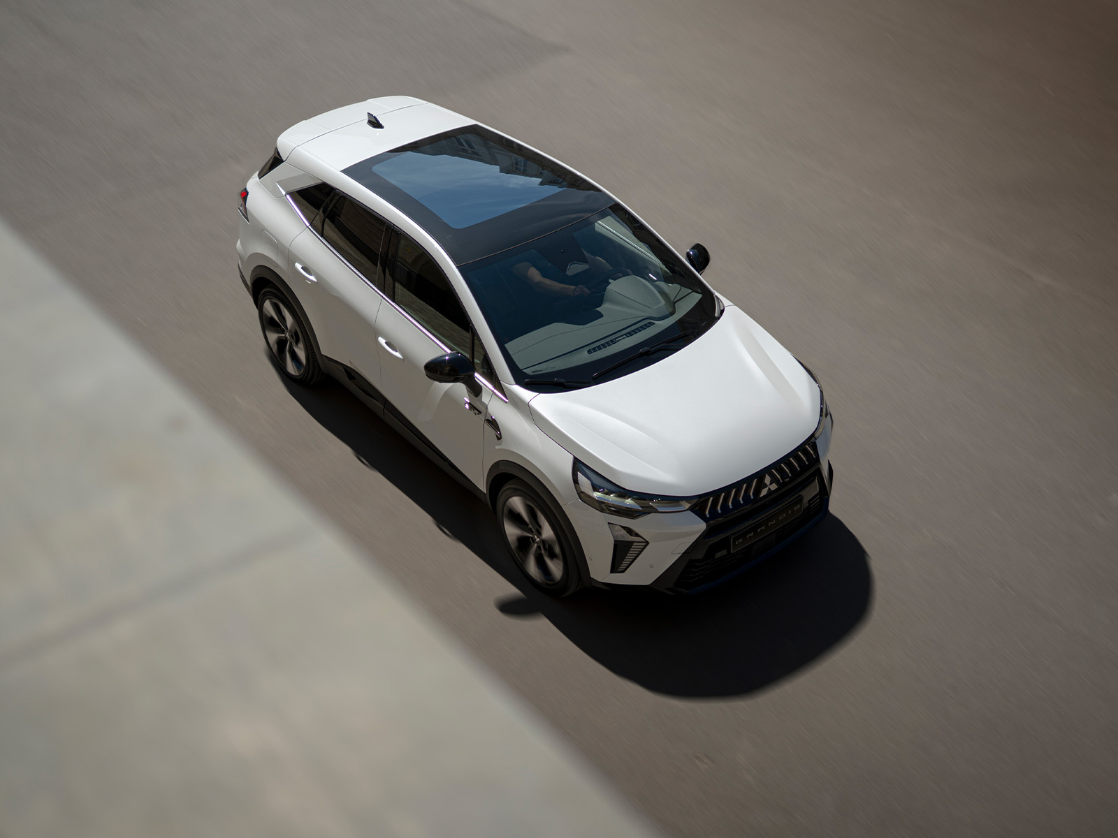 Mitsubishi Grandis Vorstellung Draufsicht