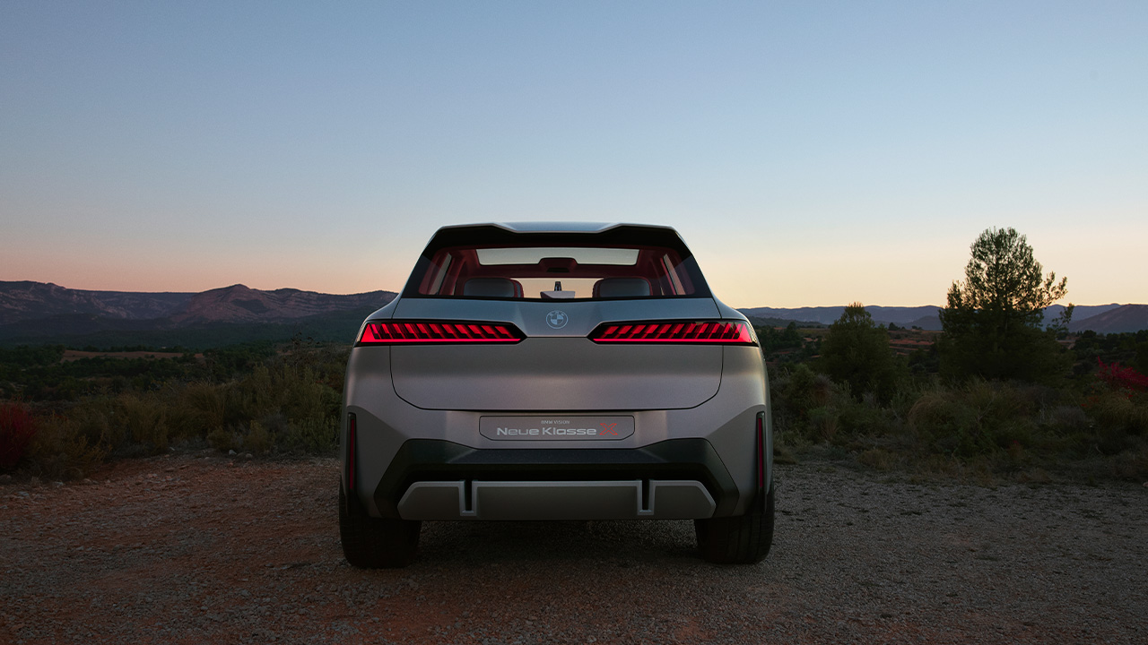 Neue Klasse X Heckansicht