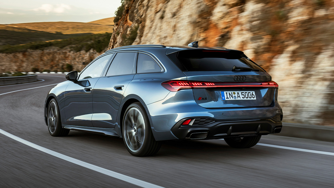 Neuer Audi A5 Avant Heckansicht
