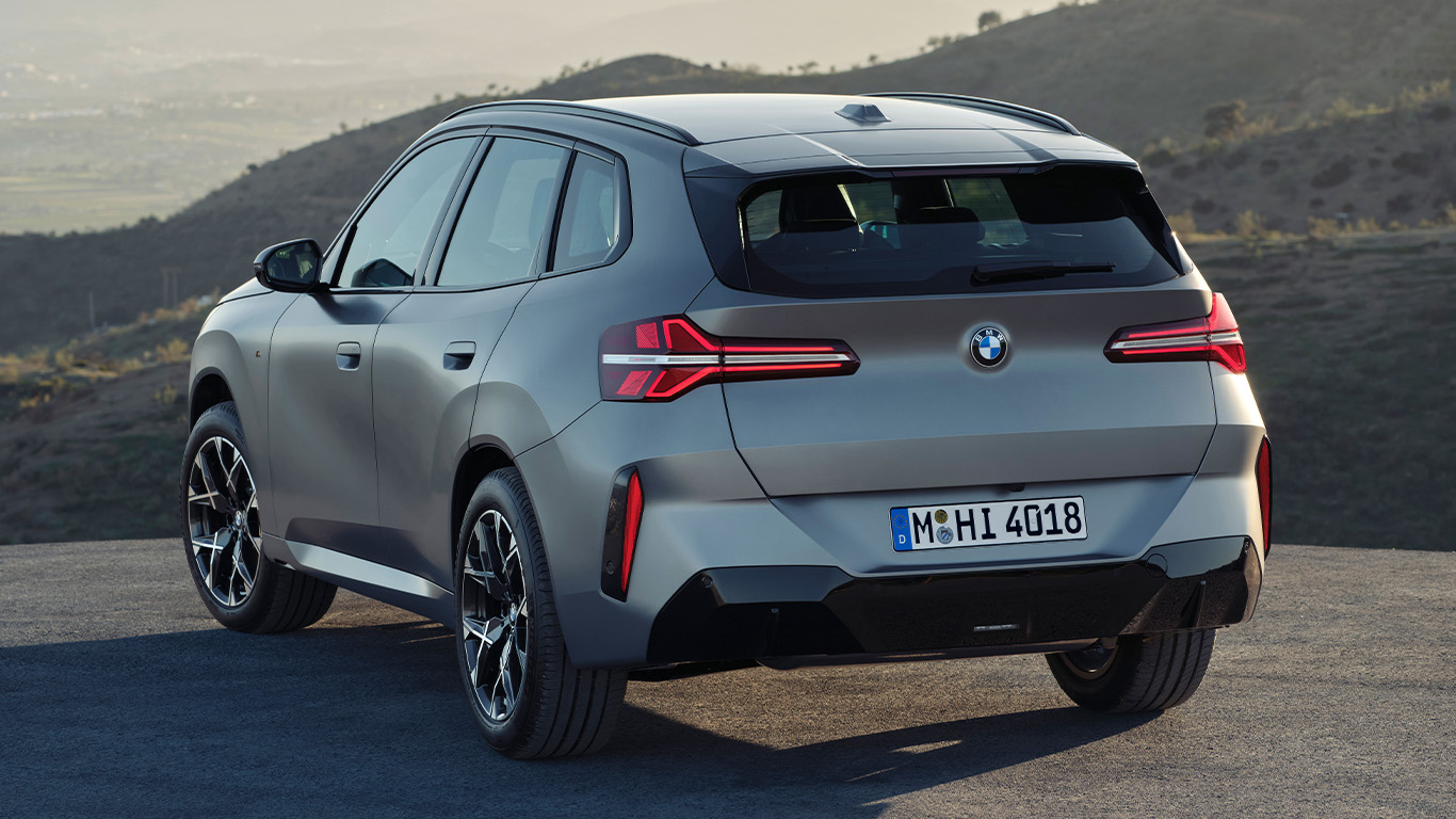 Neuer BMW X3 Heckansicht