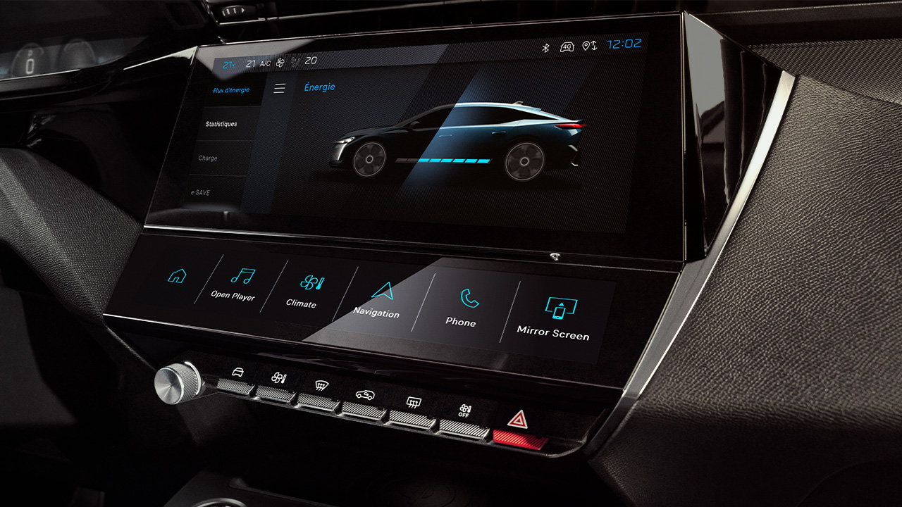 Peugeot E-408 Infotainment