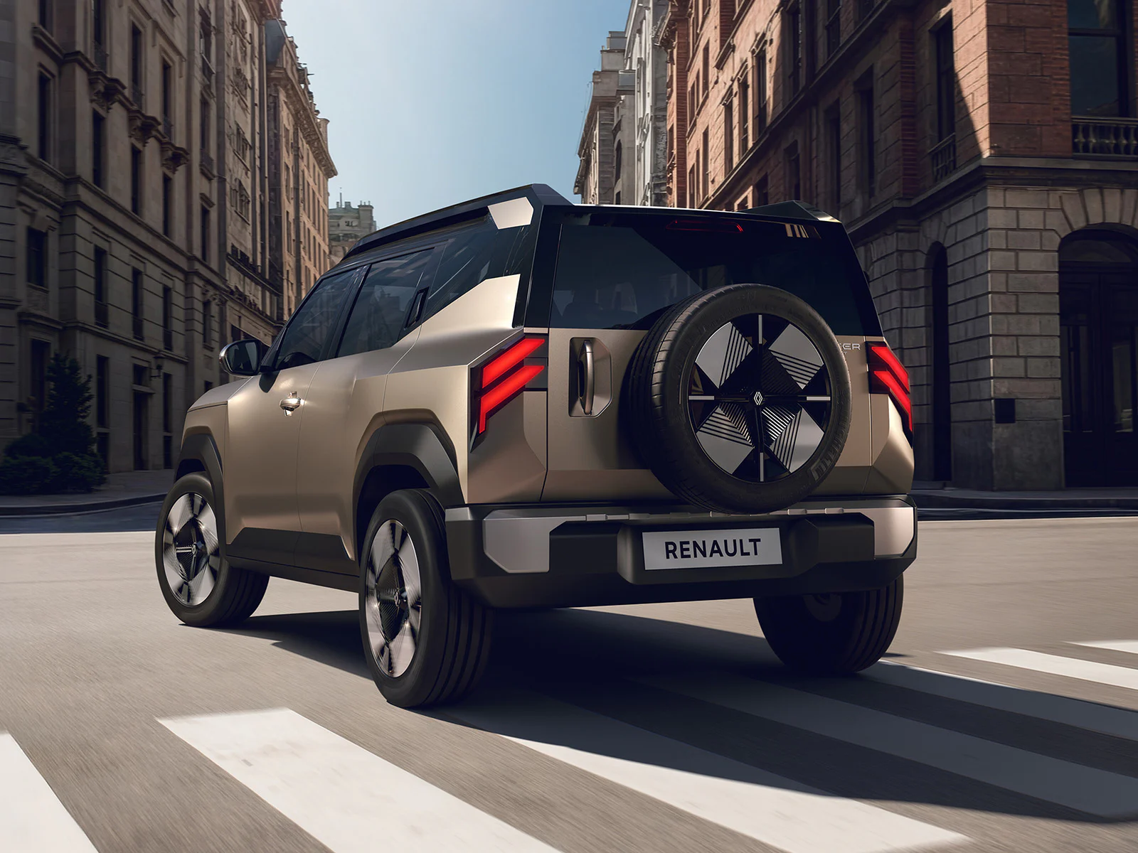 Renault Bridger Konzeptauto Heckansicht