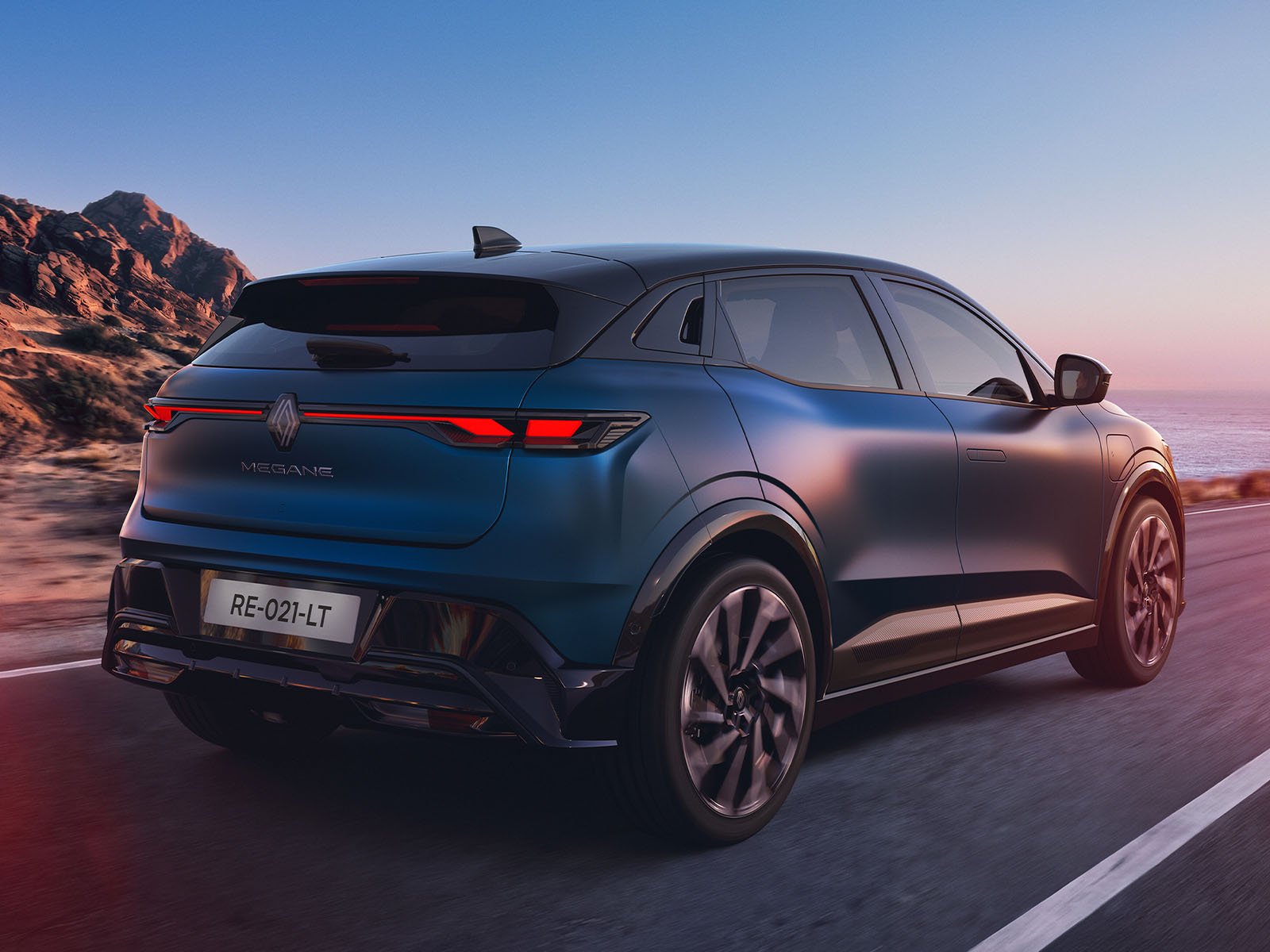Renault Megane Facelift 2026 Heckansicht