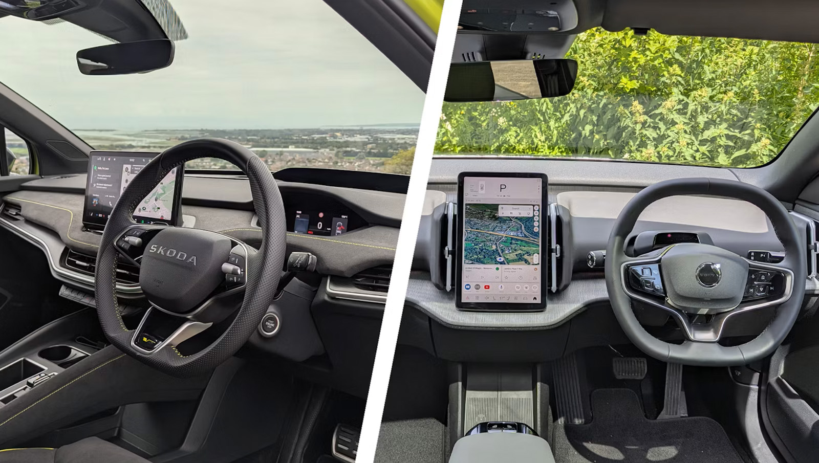 Skoda Elroq RS vs Volvo EX30 Cockpit
